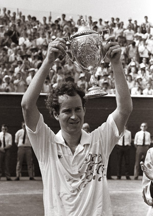 John McEnroe, Grasscourt Championship, Craiglockhart 1989. © Johnston Press PLC