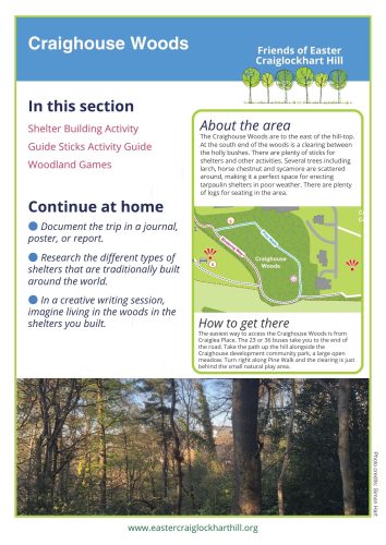 Craighouse Woods Activities